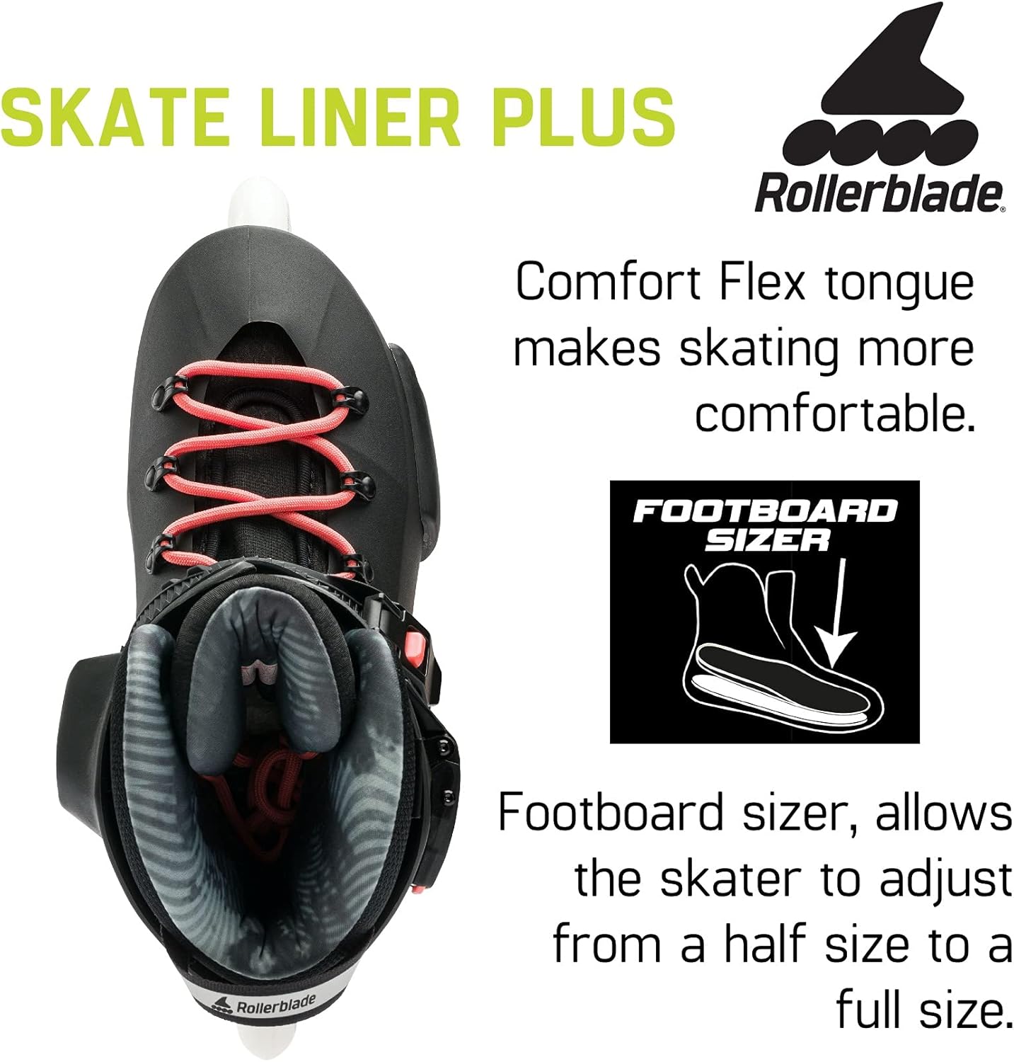 Rollerblade Twister XT Women's Adult Fitness Inline Skate, Black/Mint, Urban Performance Inline Skates