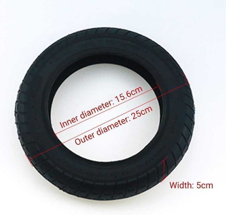 10-Inch Outer Tires 10X2 54-156 Upgrade Steel Wire Tires Suitable for M365 Electric Scooter Tire Modification