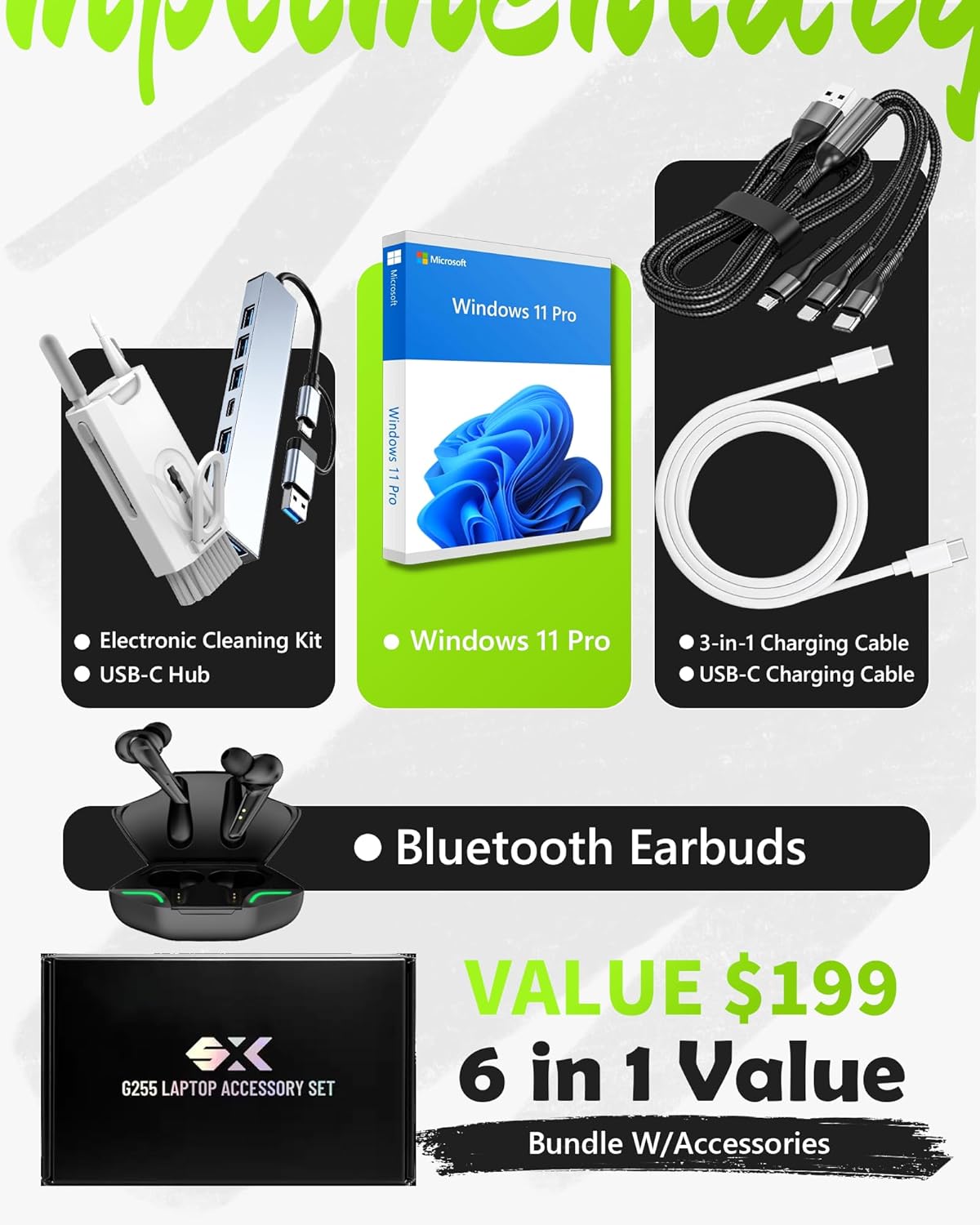 HP 17” FHD Laptop for Study & Work – Unleash Productivity | 64GB RAM, 2TB SSD | Ryzen 5 (Beats i7-1165G7) | Windows 11 Pro | Copilot | Numeric Pad | SXK Accessory Kit