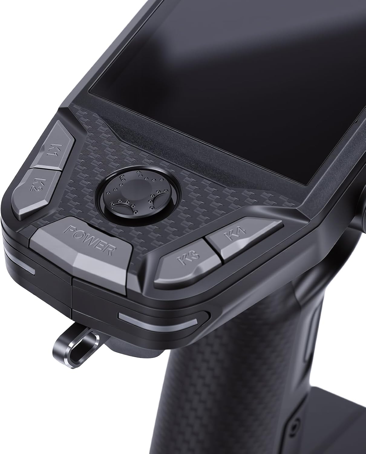 MAVIS LAVEN RC Transmitter with, 3.5 Inch Color IPS Screen 11 Channel 2.4GHz Remote Controller, with Dual Antennaes and Rubberized Grip Design, for RC Cars Boats (Black)