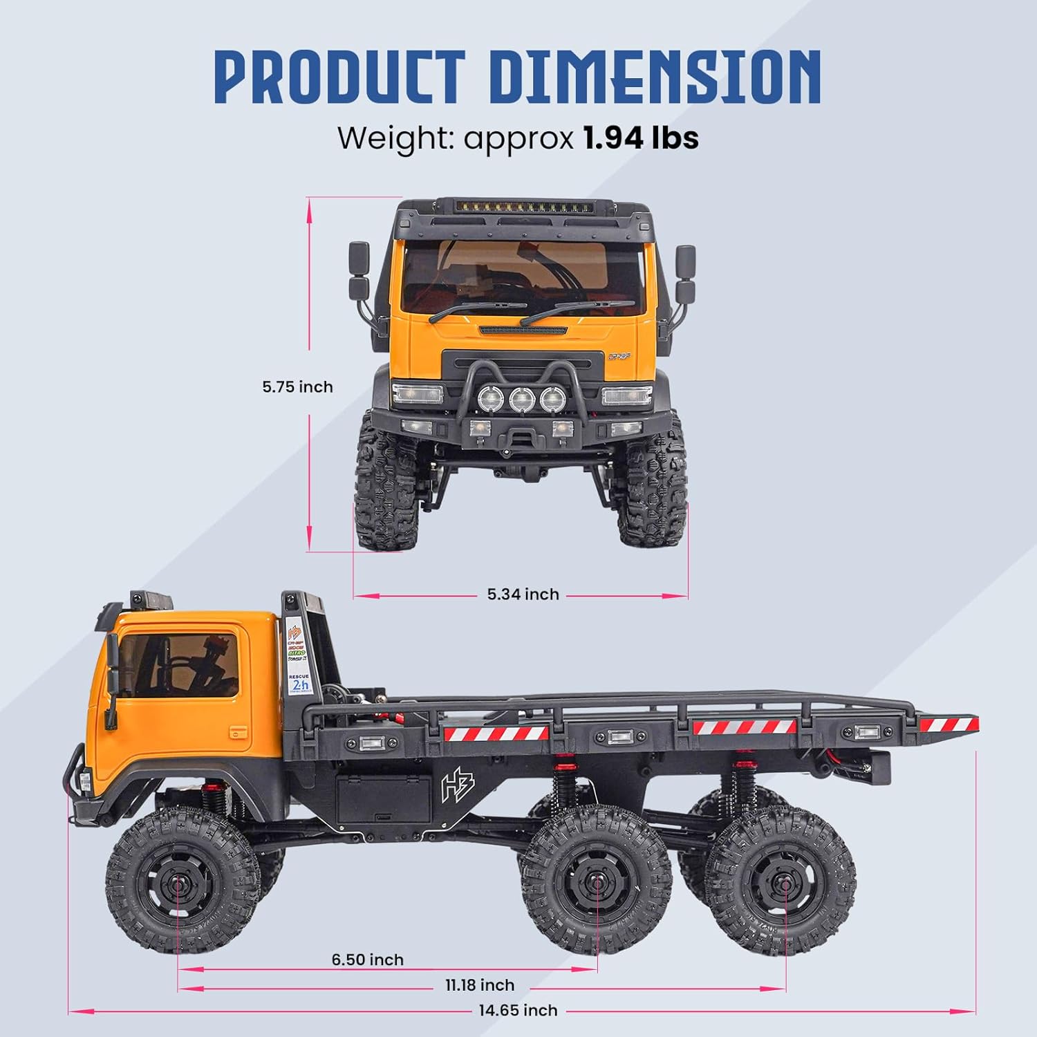 HOBBYPLUS ARKTOS V1.5 CR18P Rock Crawler RTR All Terrain - Remote Control Car, Rock Crawler 1/18 Scale 6WD 2 Speed Transmission Off Road for Adults, RC Hobbyists (Tan)