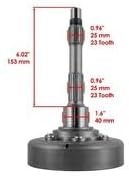 #US Part Replacement for Wet Clutch Bell Shaft w/Pads for Arctic for CAT for Alterra 700 XT EPS MudPro 2016-2019