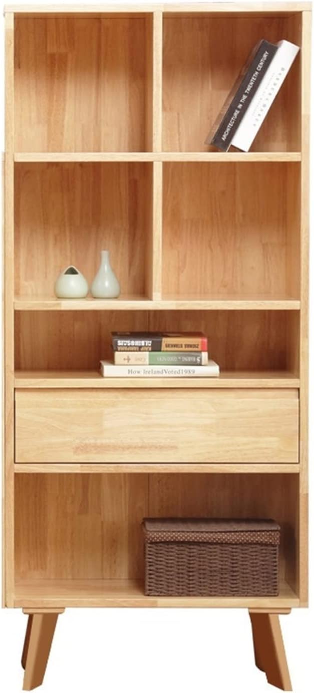 KIZQYN Bookcase Nordic Bookcase Modern Study Storage Rack Creative Children's Bookshelf Bookshelf (Size : L)