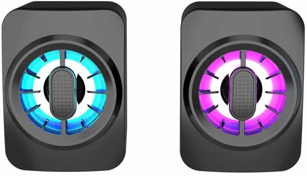 Wired Computer Speakers Input Desktop Amplifier for Laptop PC Phone 6W Audio Multimedia Loudspeaker