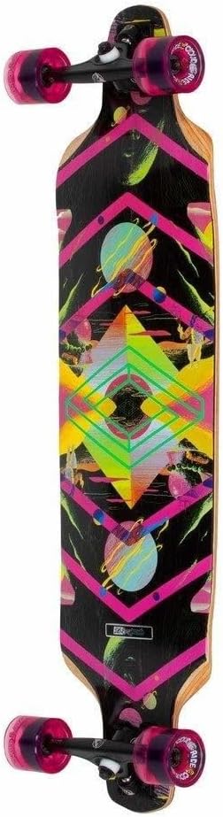 DB Longboards DB Wanderer 39 Pre-Built Longboard Complete, Black, 38.75