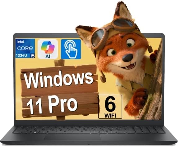 Dell Inspiron 15 3530 Touchscreen Laptop Computer, Intel 10-Core i5 1334U, 16GB RAM, 1TB SSD, 15.6'' FHD Anti-Glare Display, Wi-Fi 6, Ai Copilot, Windows 11 Pro, for Business & Student w/Accessories
