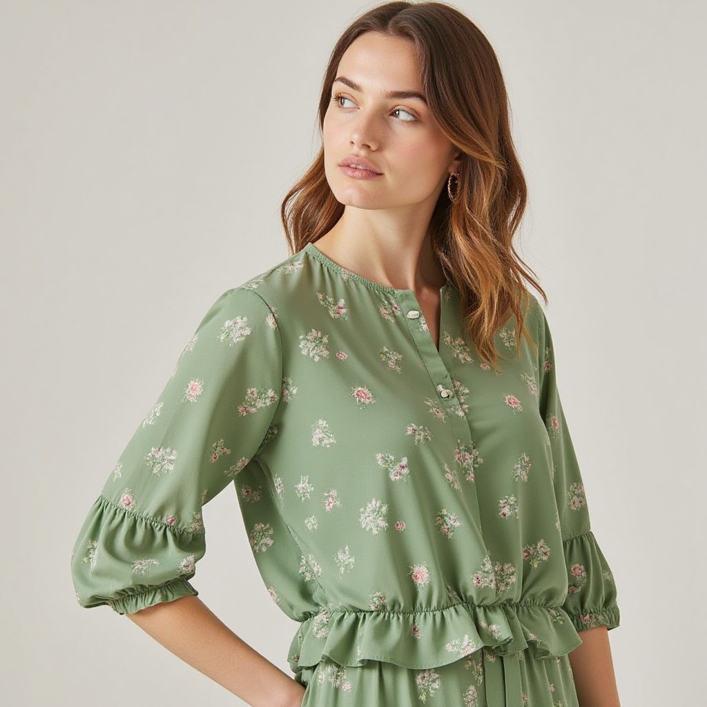 The Lily Blouse // Fern