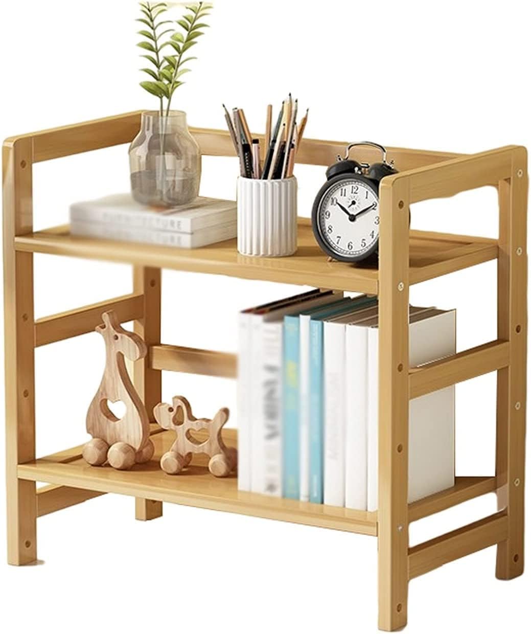 PSLYHTJ Bookshelf Small Bookcase Desktop Simple Small Office Desk Shelves Large Capacity Multi-storey Student Dormitory Storage