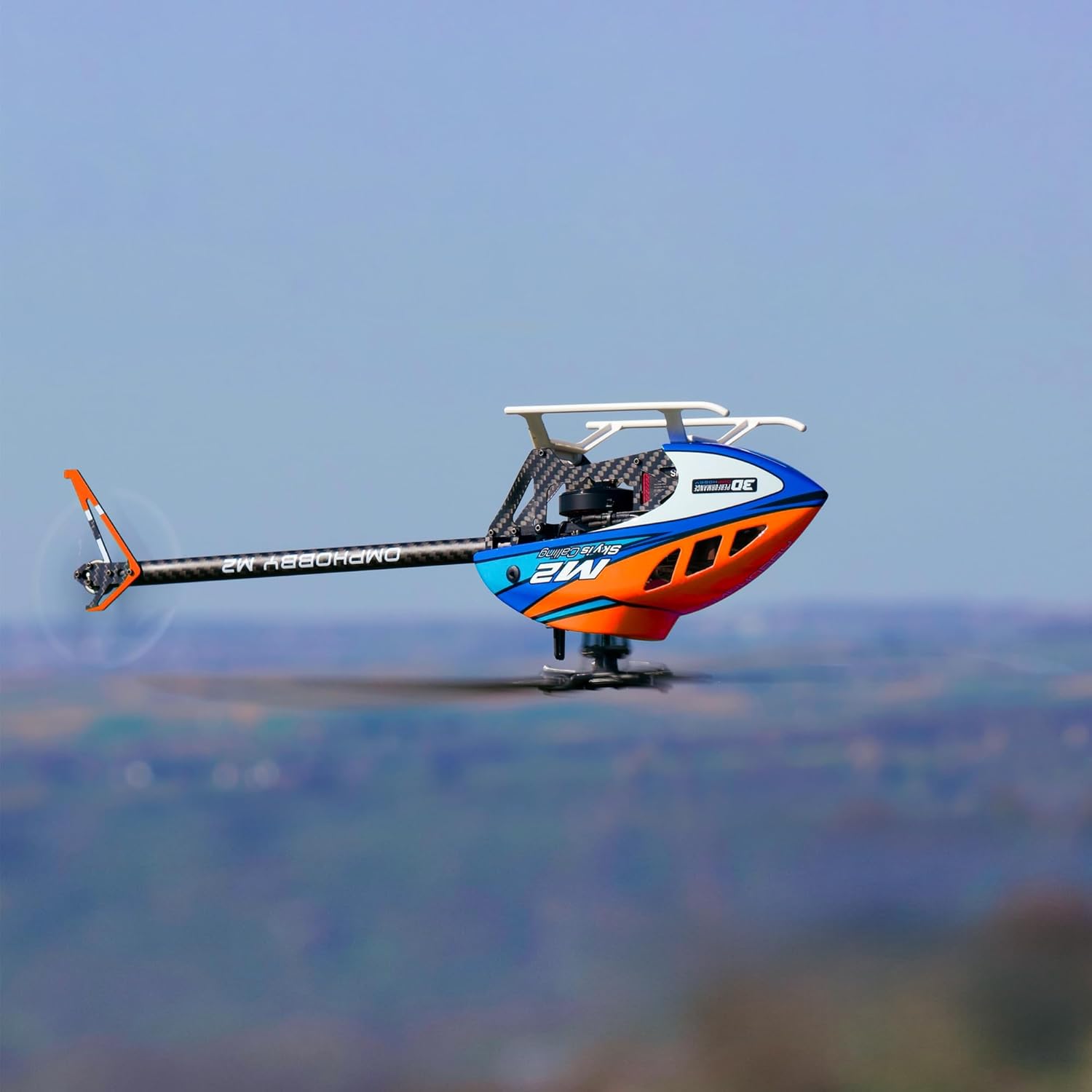 OMPHOBBY M2 V3 PRO RC Helicopter for Adults, Support APP Tuning & Telemetry, 6CH 3D Brushless Direct Drive, Lightweight 320g, OFS3 Flight Control, 200-Class Mini Helicopter for Outdoor Yellow PNP