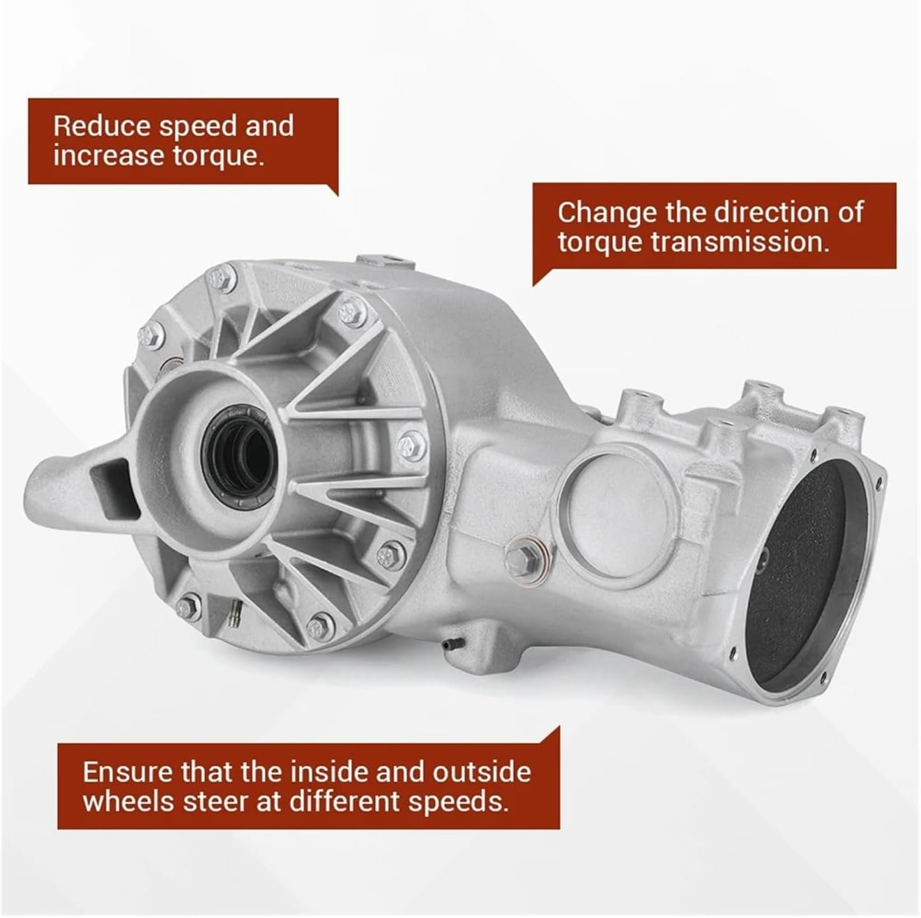 Rear Differential LR031377 Compatible For Land Rover LR2 08-15 Compatible For Range Rover Evoque 12-15