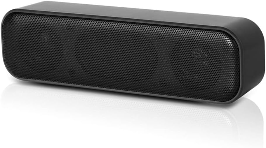 USB Computer Speakers 3Wx2 Subwoofers Soundbar Desktop Speaker USB Powered Mini Wired Soundbar for TV Desktop Computer
