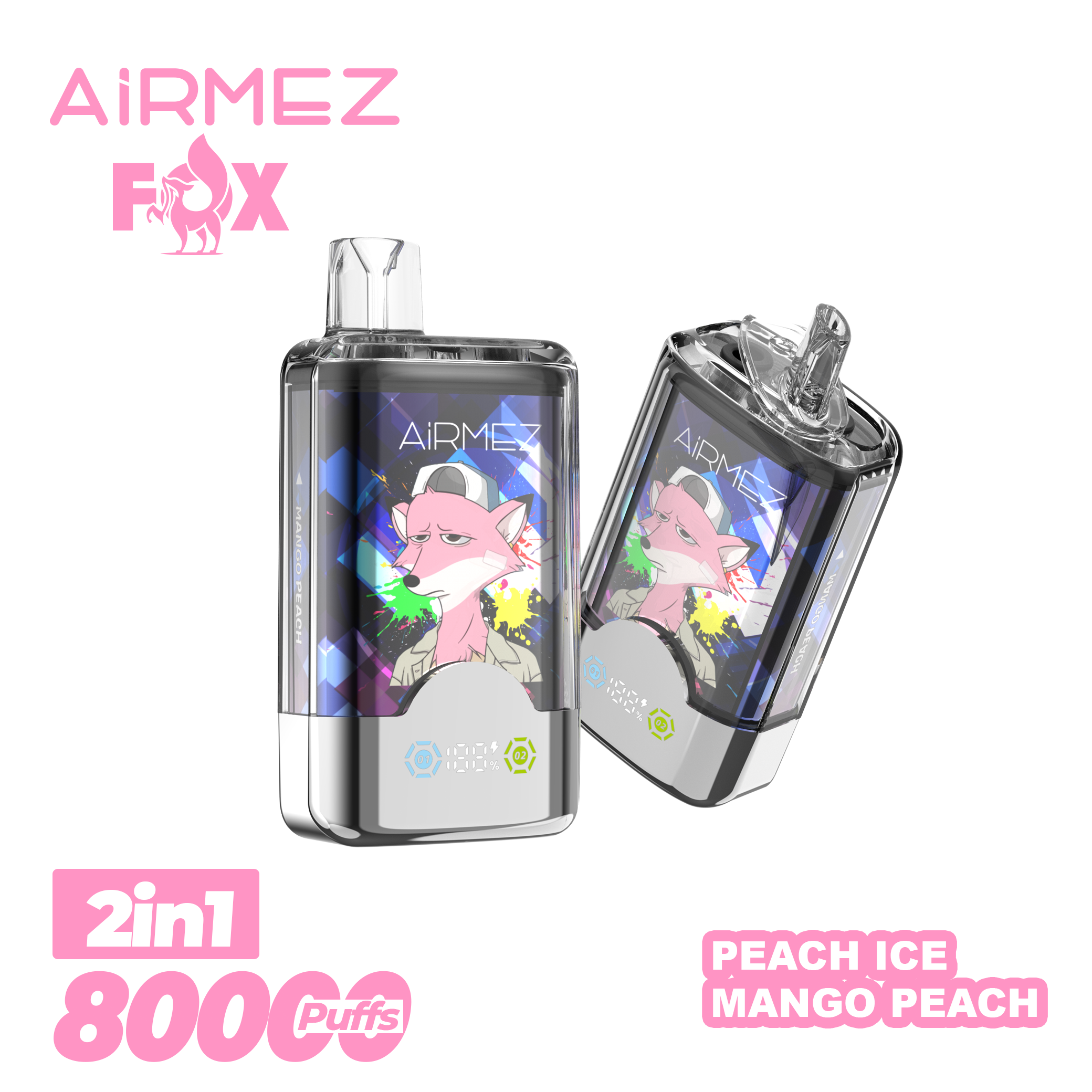 🔥AIRMEZ FOX 80K 2 in 1 (5pcs) - MYEU VAPES