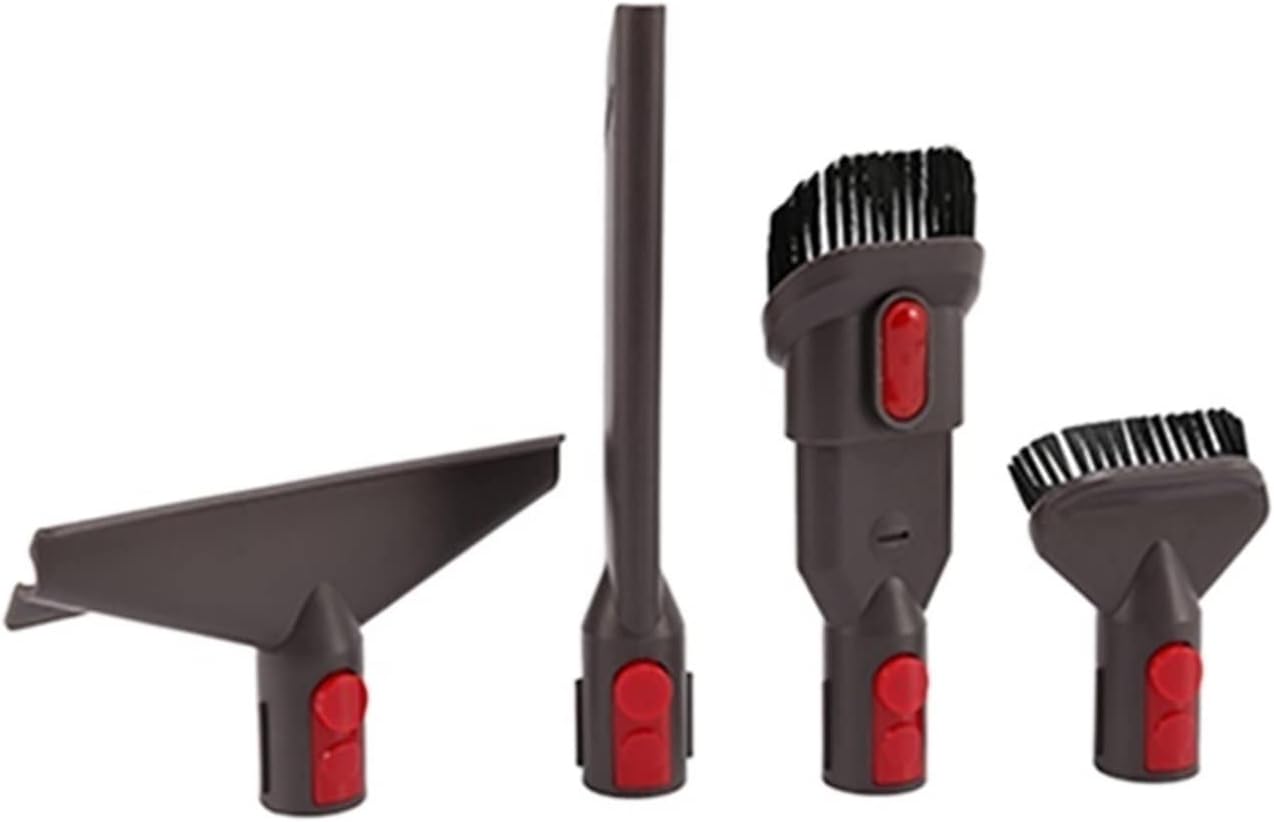 10X Accessory Tool Kit Attachment Set，Quick Release Kit(4 in 1)，Compatible for Dyson V7 V8 V10 Sv10 Sv11 Cordless Vacuum Cleaner