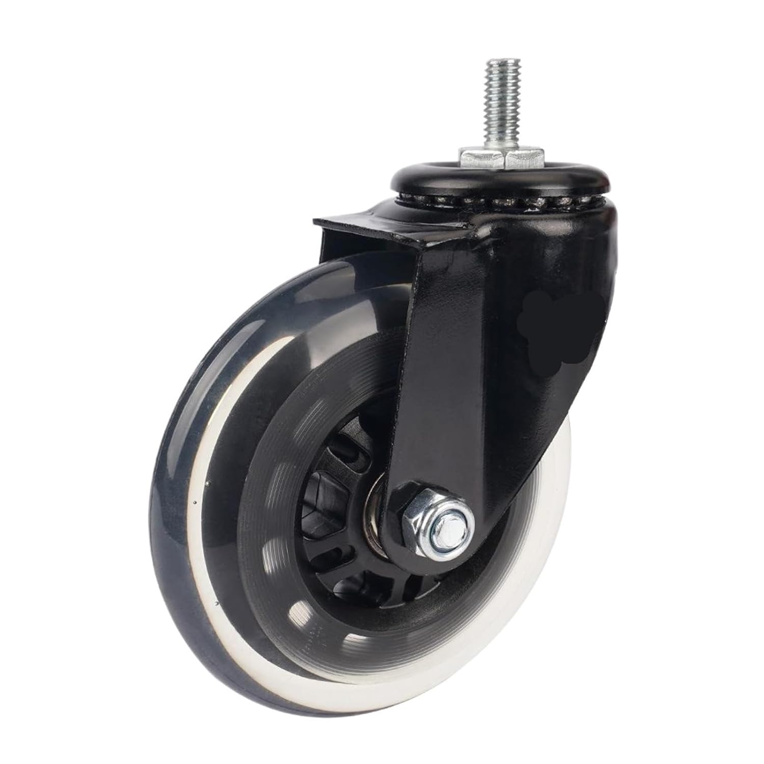 5 Pieces/lot casters 4 inches Screw Roller Scooter Twisting Wheel Silent Polyurethane