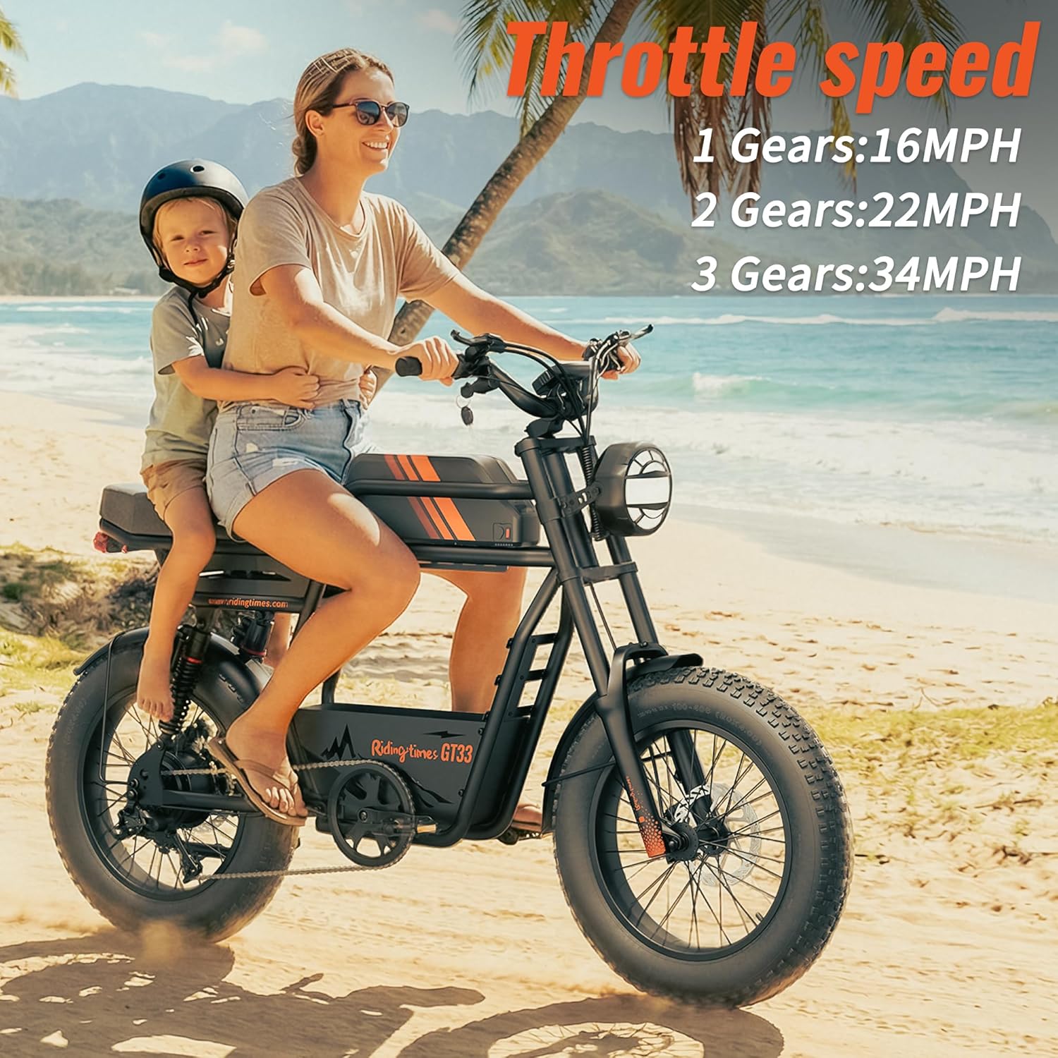 1500W Electric Dirt Bike with 48V 27Ah Battery 40MPH & 50-Mile Adults Electric Scooter with Seat, 25