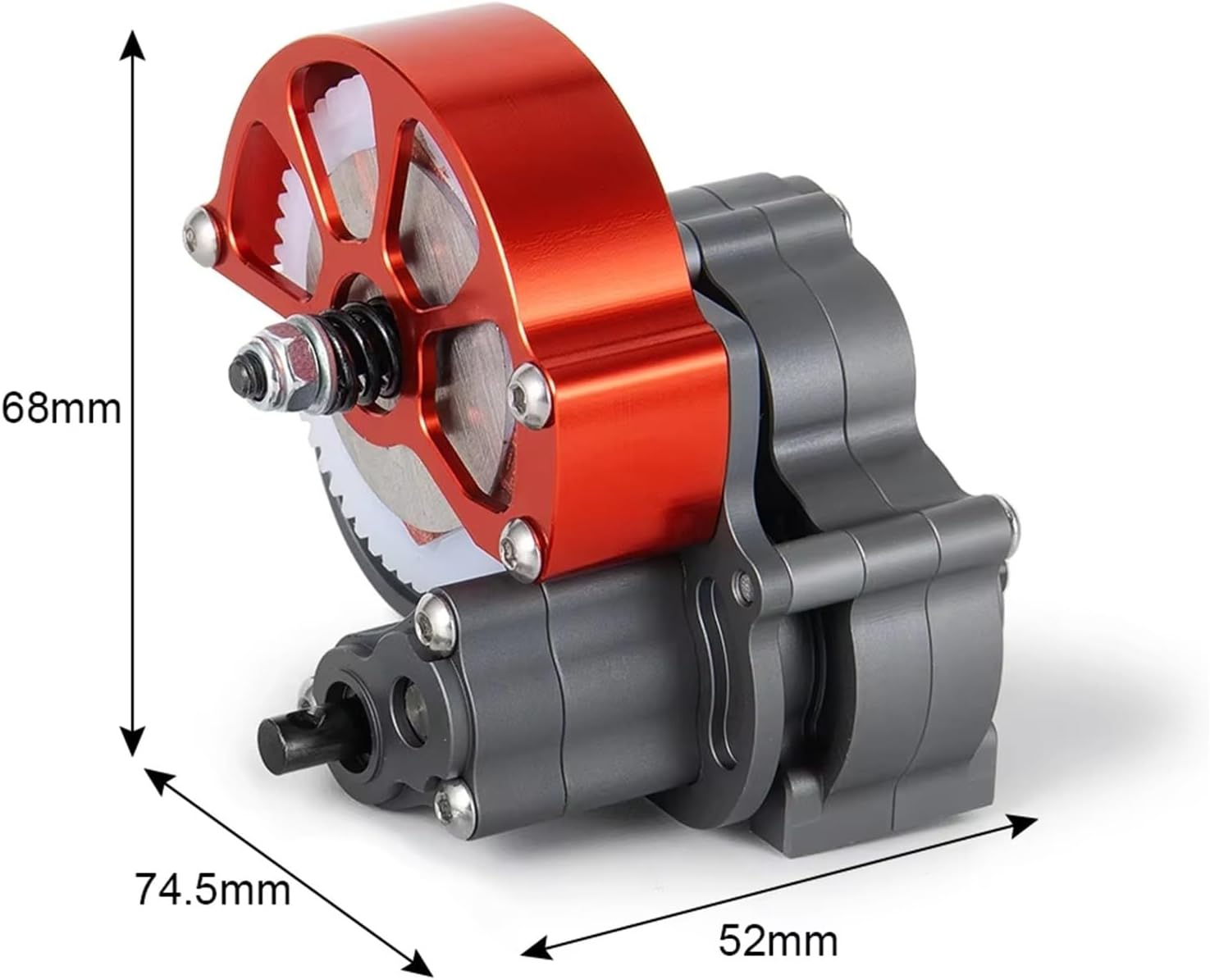 Compatible with Axial for SCX10 for TFL 1/10 RC Crawler Car Upgrade Parts Accessories Metal Reverse Transmission Case Gearbox RC Car Accessories