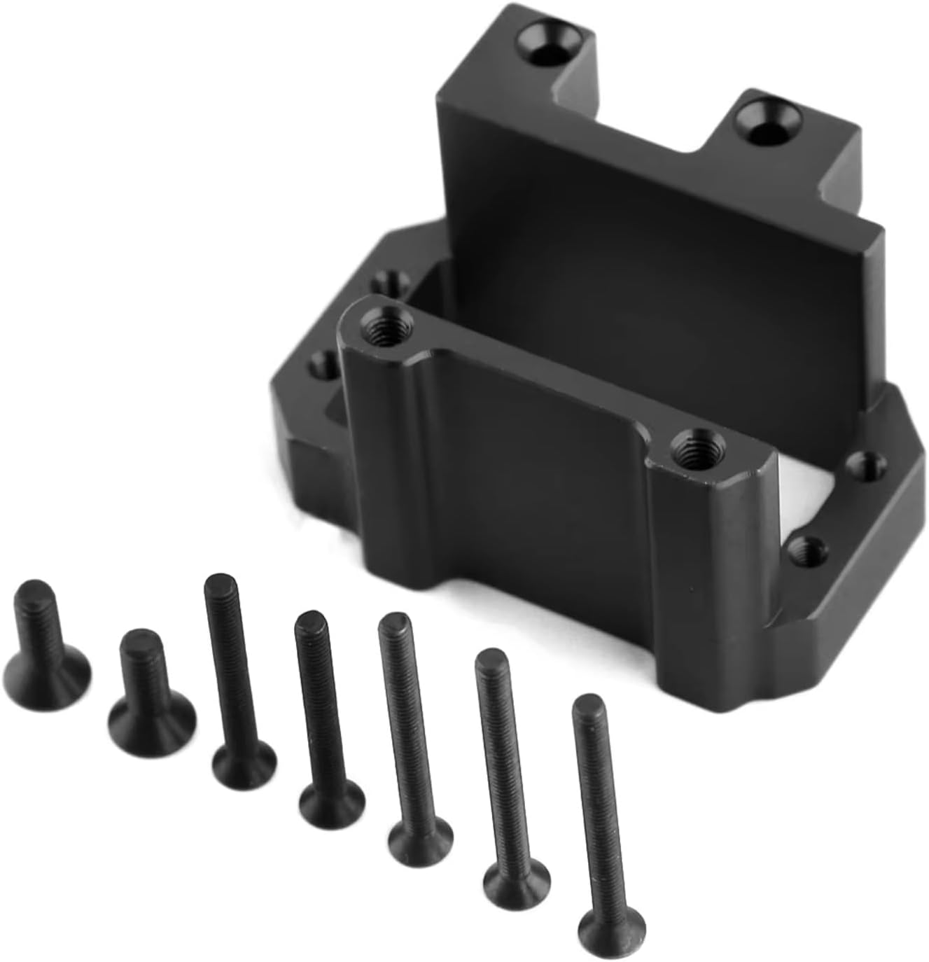 Parts For TRAXXAS For Sledge 6s 1/8 Metal Steering Servo Fixed Mount Bracket RC Car Upgrade Parts Accessories(Black)
