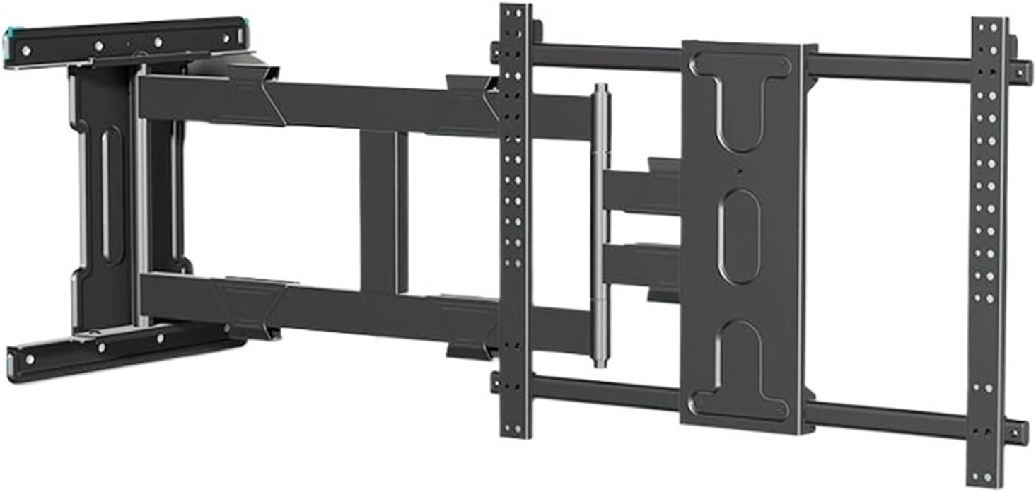 Ultra-Thin TV Mount 65 75 Telescopic and Rotating 90-Degree Foldable Bracket with a Thickness of only 4.5cm