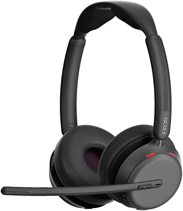 EPOS Impact 1061 Advanced Wireless Headset for PC with Noise-Canceling Mic, EPOS AI Voice Clarity, Super Wideband Audio, BrainAdapt Comfort, Durable for Office & Business Professionals