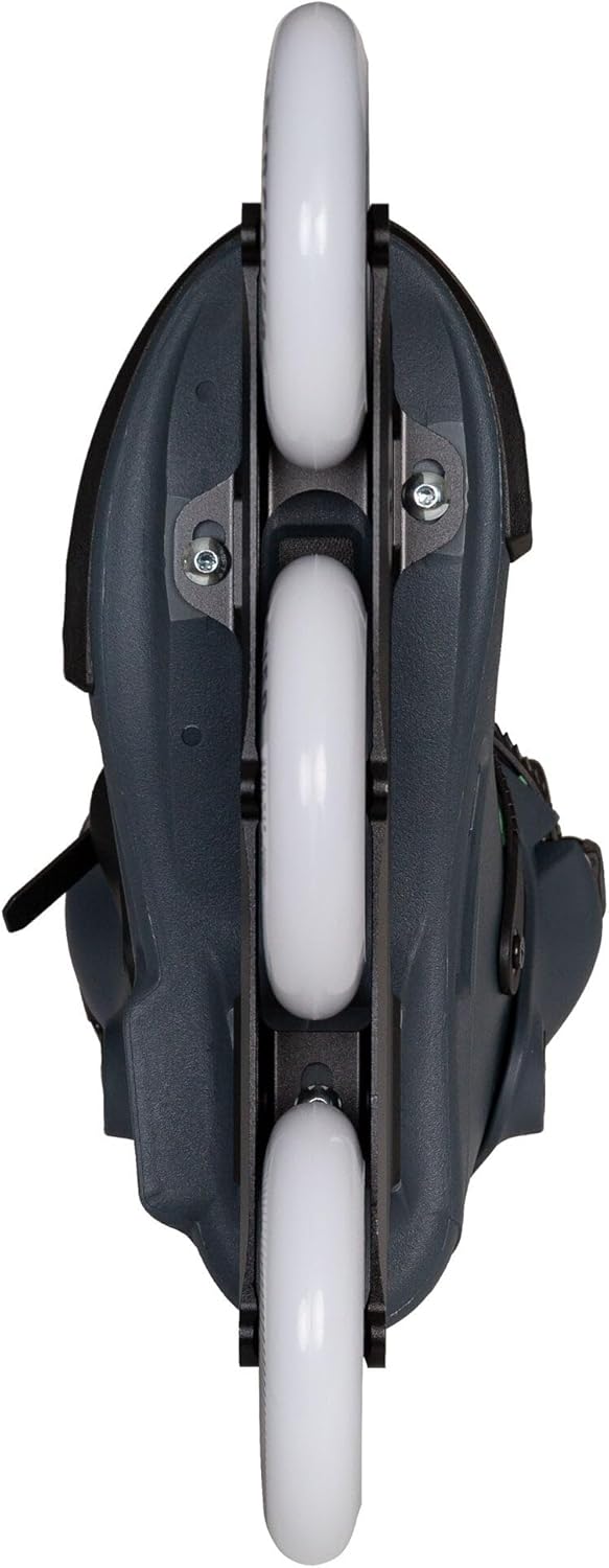 Powerslide Next Pro 110 Urban Inline Skates for Men and Women with Trinity 3-Point Mounting, 3 x 110 mm Undercover Wheels & Wicked ABEC 9 Ball Bearings in Petrol/Dark Blue