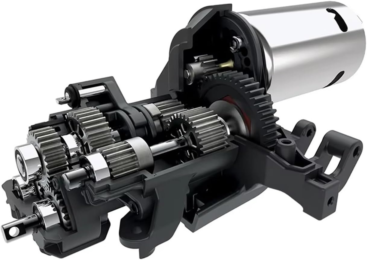 RC Car Parts Compatible with TRX6 for TRX4 for Bronco for Defender K5 for Blazer 1/10 RC Crawler 2 for Speed Transmission Gearbox with Internal Gears