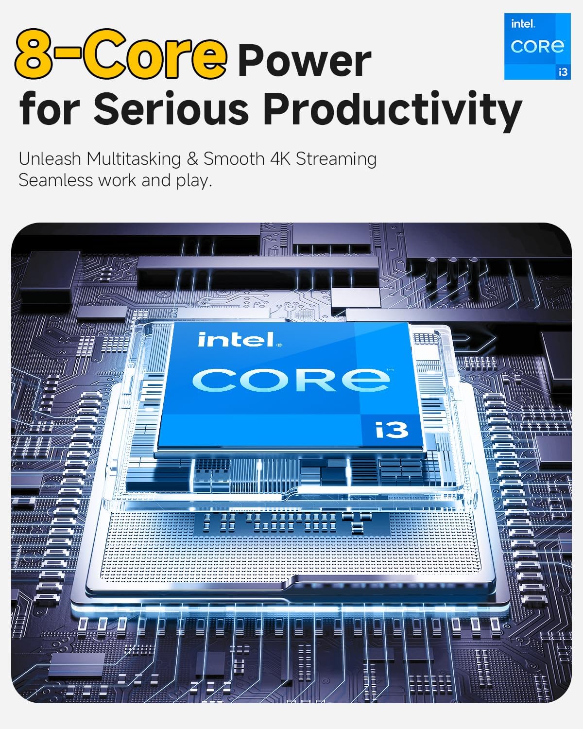 HP 15.6 Touchscreen Laptop for Business, Intel 8-Core i3 Processor, 15.6'' FHD Anti-Glare Display, 16 GB RAM, 512 GB SSD, Copilot Key, Wi-Fi 6, Bluetooth 5.4, Fast Charge, Windows 11 Pro, Accessories