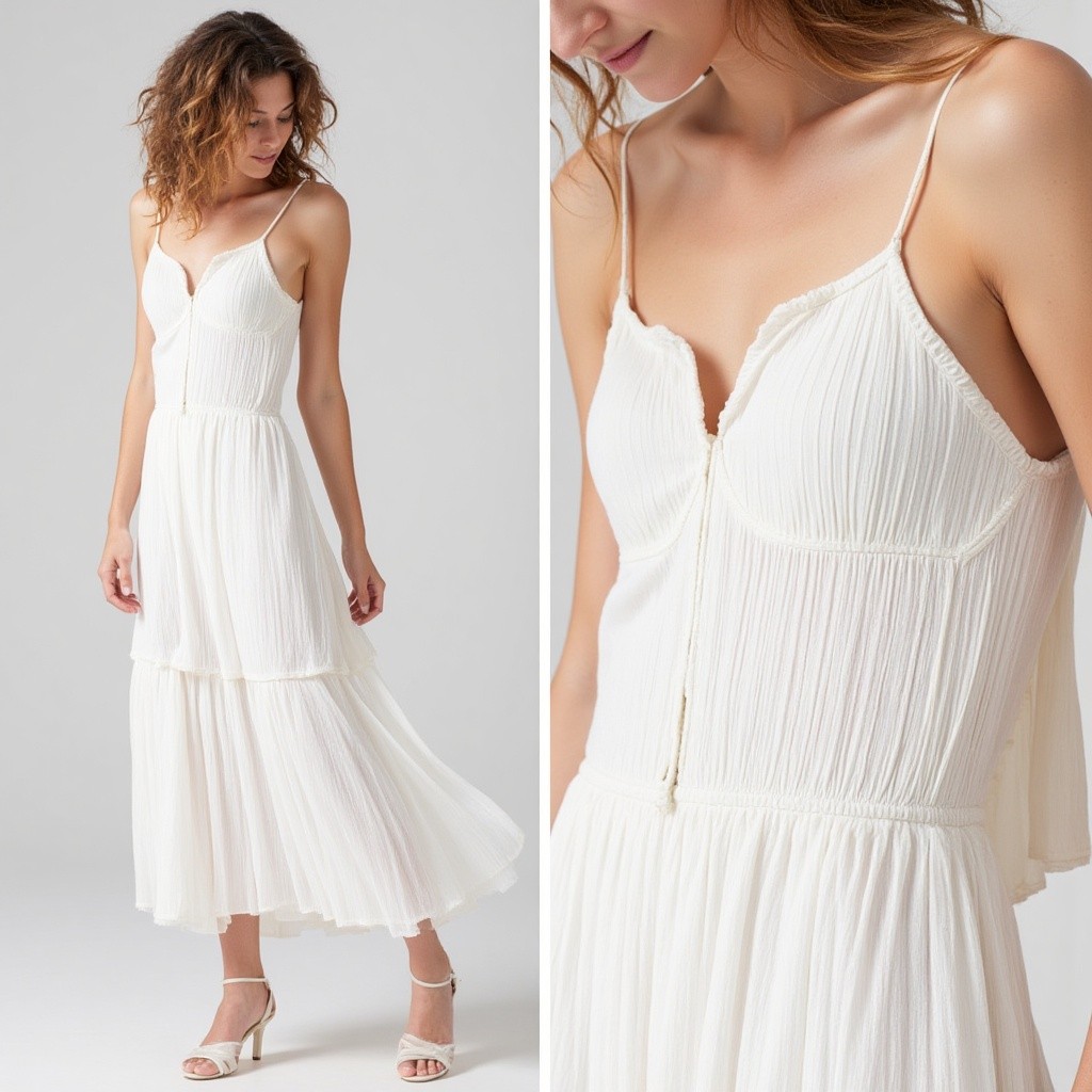 The Zoe Dress // Blanco