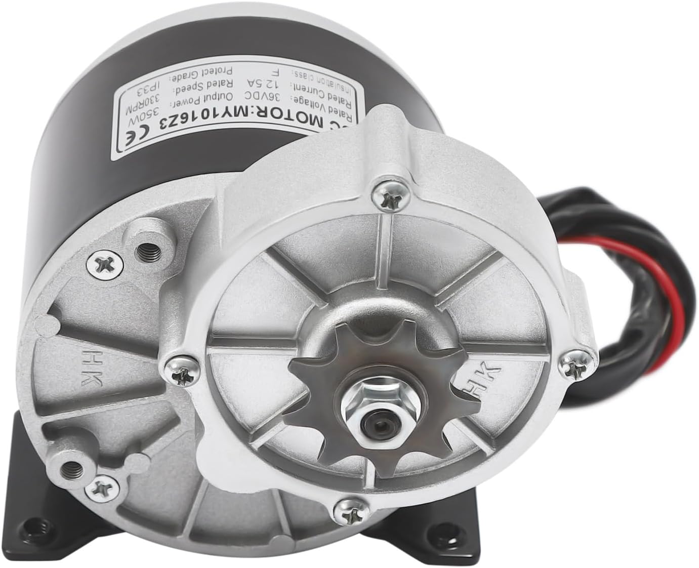 10 Inch Motor Drive Air Wheel Conversion Kit, 36v 350w Double Wheel Set for Electrical Beach Scooter, 2* Go-karts Engines with Thumb Throttle Reverse Switch Kit