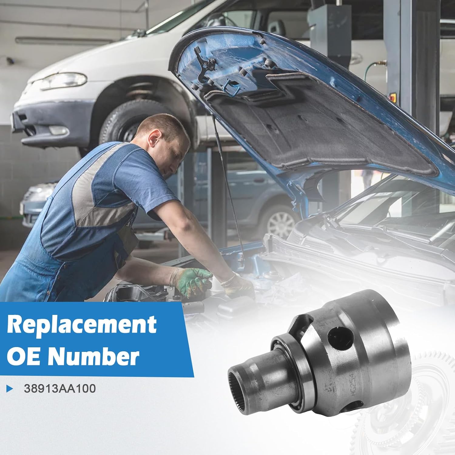 Center Differential Viscous Coupling 38913AA100 for Subaru Impreza WRX Legacy Outback 2000-2014 2.5L H4 AWD Replaces 38913AA102 38913AA100 38913AA101