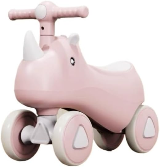 Wiggle Scooter Unicorn Baby Balance Bike for Boys Girls Ride On Toys with Music Lights First Birthday Gifts(Pink,with Music Light)