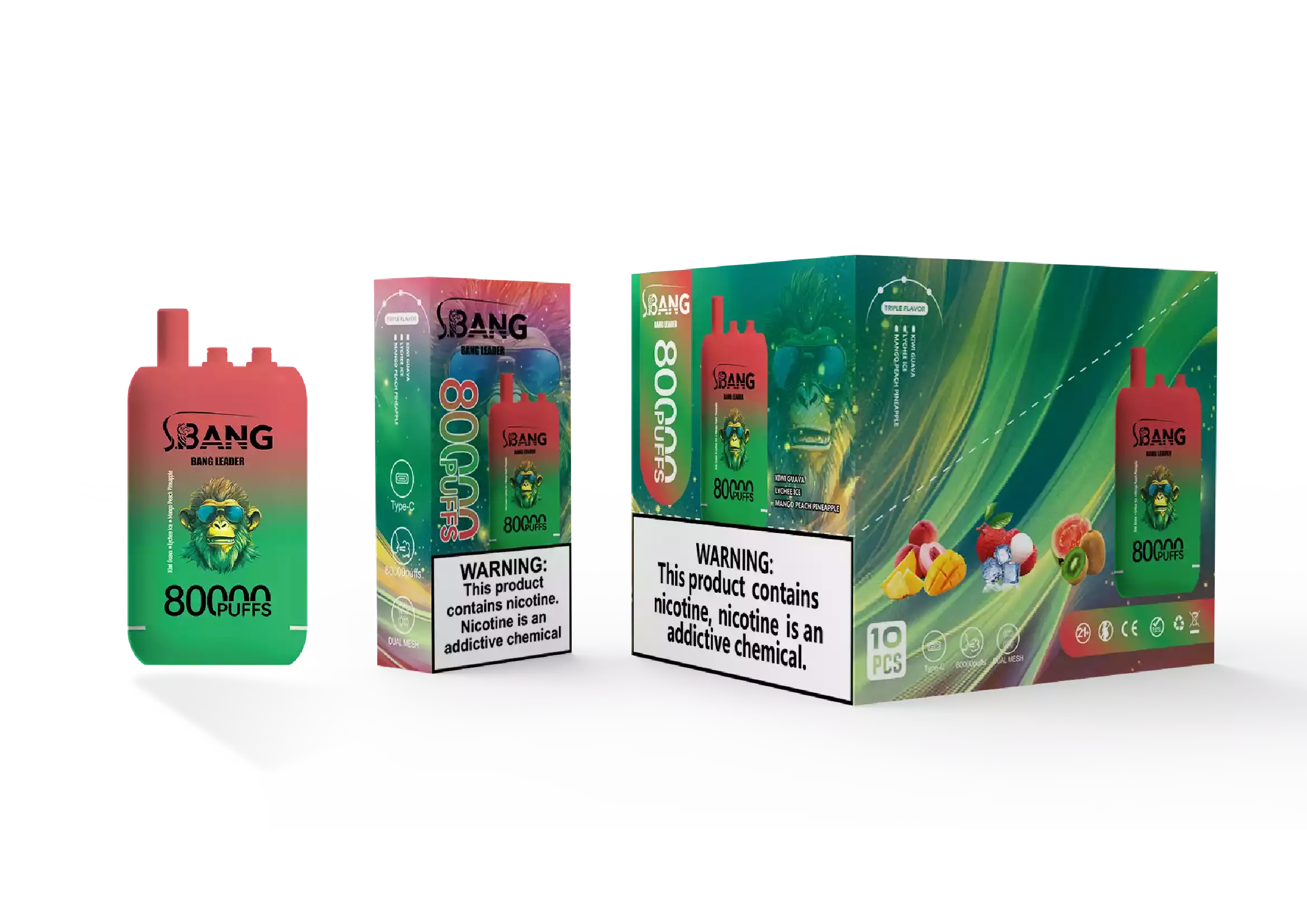 BANG LEADER 80K 3 in 1 (10pcs) - MYEU VAPES
