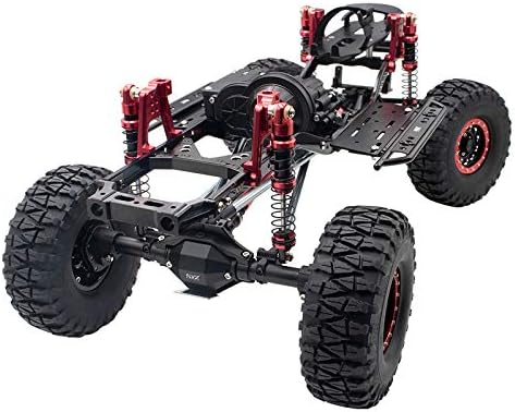 KYX Racing 313mm Wheelbase Two-Speed Portal Axle Edition Metal Chassis Frame Upgrade Crawler Kit for RC Crawler Car Axial SCX10 II 90046
