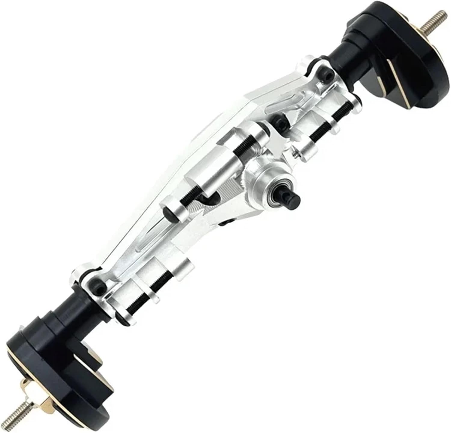 For MJX H12Y H12Y+ H12P 1/12 Machined Aluminum Alloy Portal Axle Remote Control Car Upgrade Parts Accessories Models(Silver,1set)