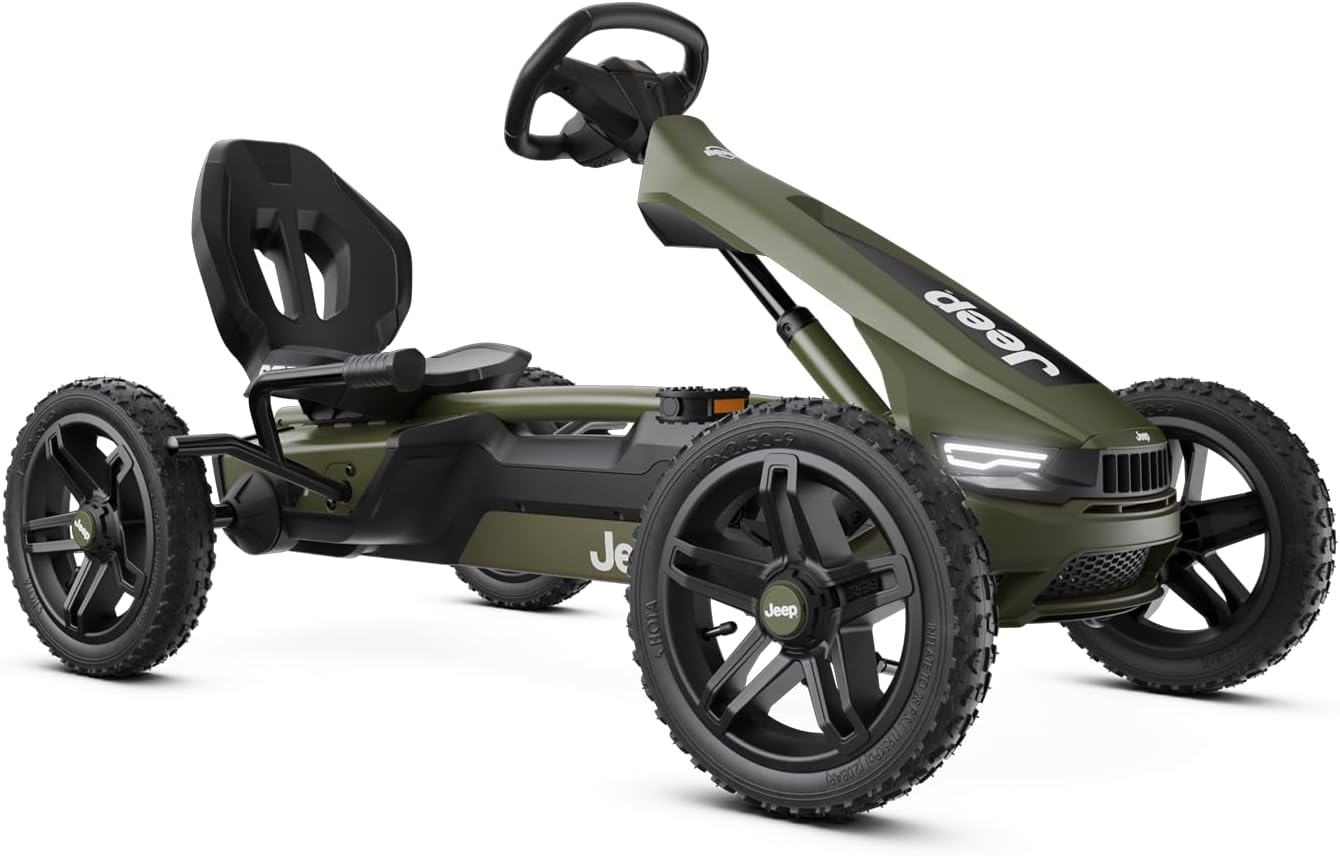 BERG Pedal Kart Rally Cherokee | Children's Vehicle, Pedal Kart with Adjustable seat, with Freewheel, Children's Toys Suitable for Children Aged 4-12 Years