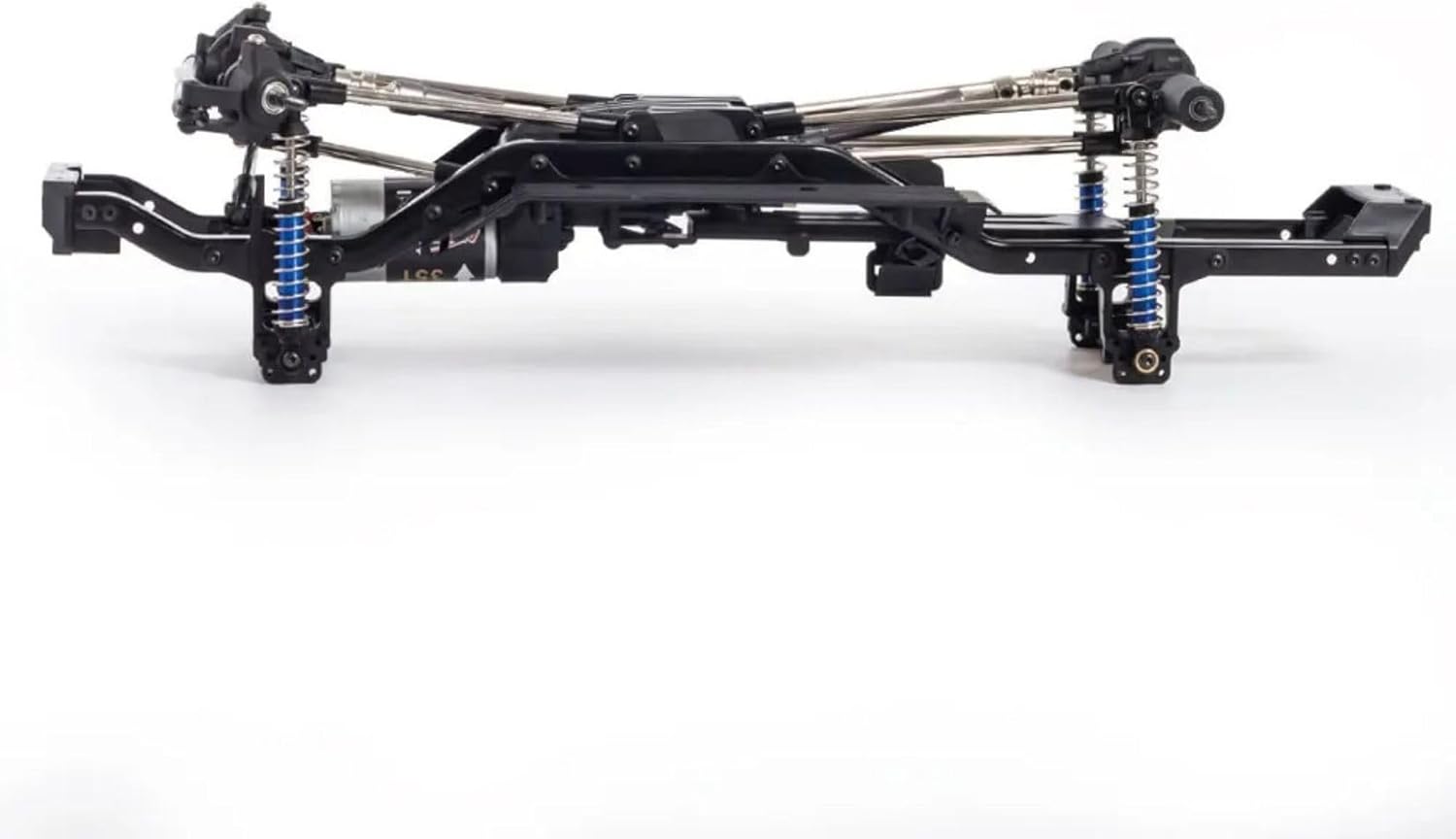 313mm Wheelbase RC Crawler Chassis Frame Builders Kit with 2-Speed Transmission 35T 550 Motor for TRX4 D90 DIY Upgrade (Chassis with Wheels)