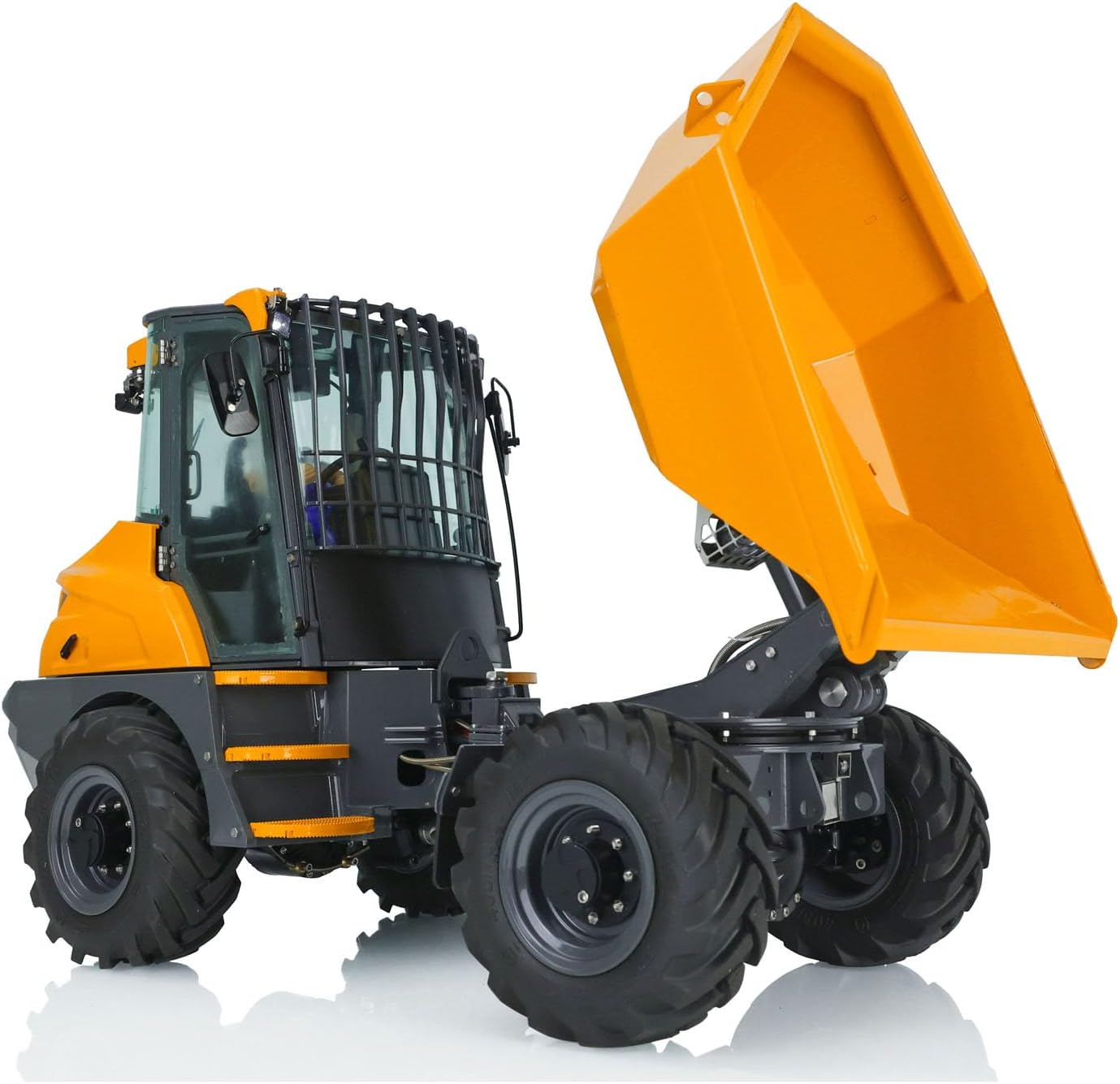 TOUCAN RC HOBBY 1/14 LESU 4 * 4 6MDX RC Hydraulic Articulated Dumper Truck Differential Lock Axles