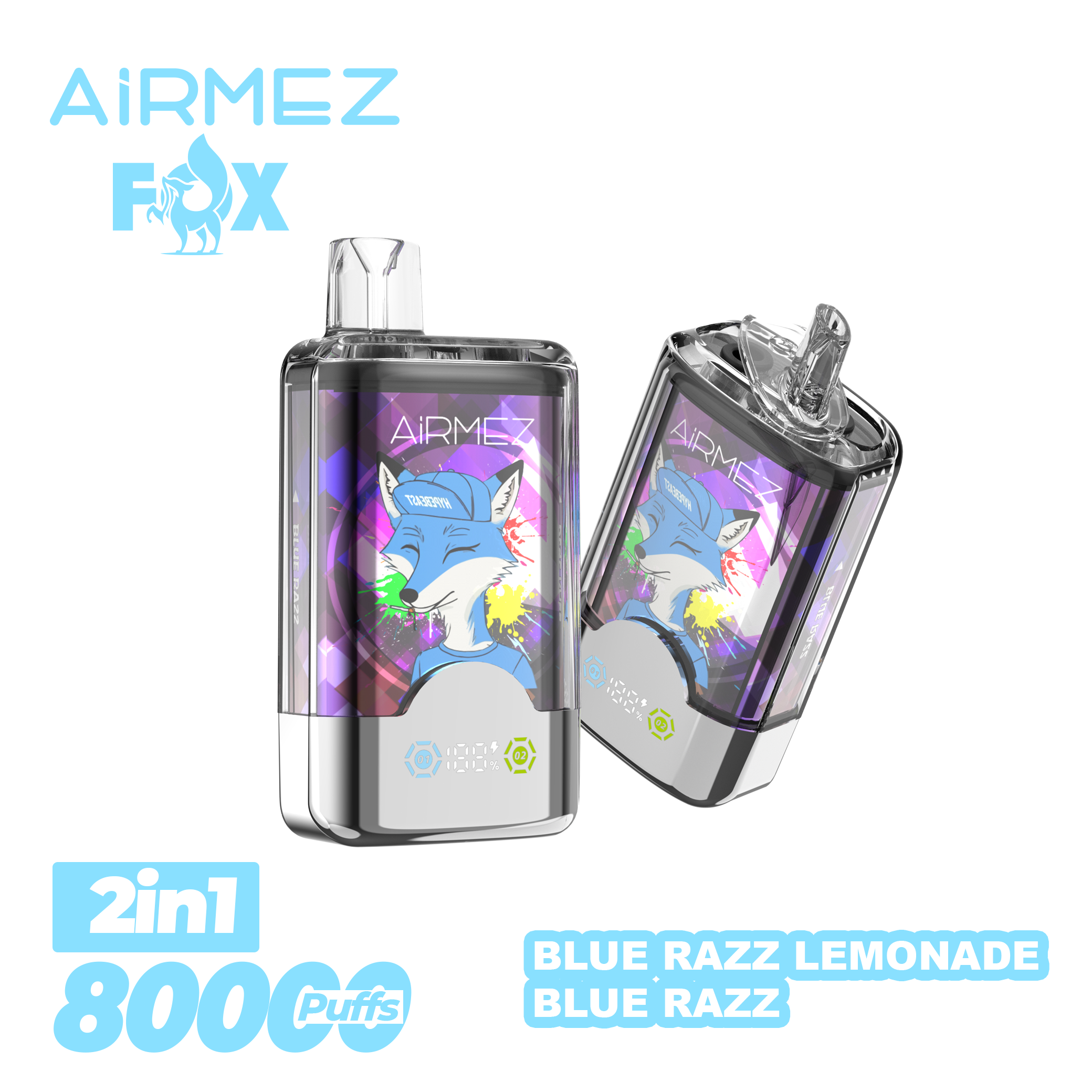 🔥AIRMEZ FOX 80K 2 in 1 (5pcs) - MYEU VAPES