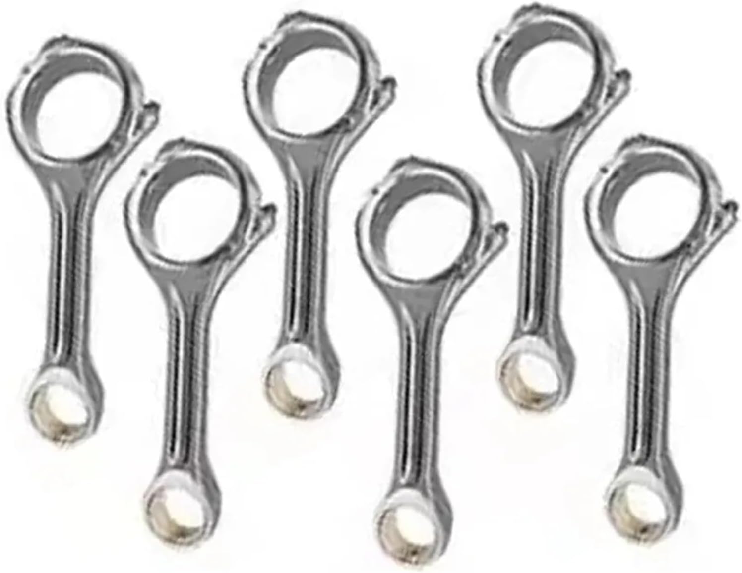 6pcs Connecting Rod 331-0290 CA3310290 3310290 Compatible For Caterpillar CAT C6.6 C7.1 320 320D 323D2 326 Excavator Engine