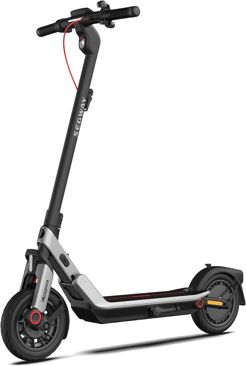 Segway Ninebot E2 Plus II/E2 Pro/E3 Pro Electric Scooter, 15.5–20 MPH, Long Range, Dual Elastomer Suspension (E3 Pro only), Foldable Adult Scooter, UL 2272 & 2271 Certified