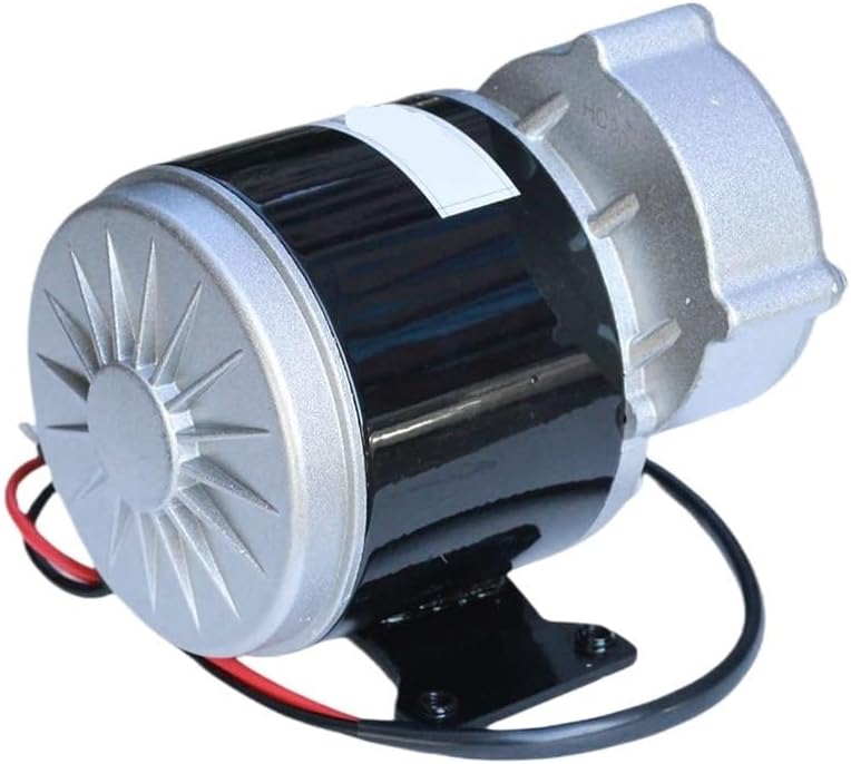 350W 24V 36V Gear Motor DC Motor Gear Brushed Motor My1016Z3 Gear Reduction Electric Motor with 9 Tooth Sprocket(36V)
