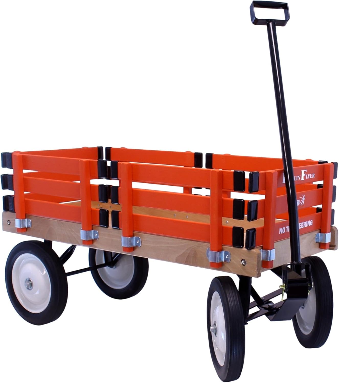 AmishToyBox Berlin Flyer Kid's Wagon - Model F310 - Perfect Wagon for Children and Toddlers - Amish Made in Ohio, USA (Orange)