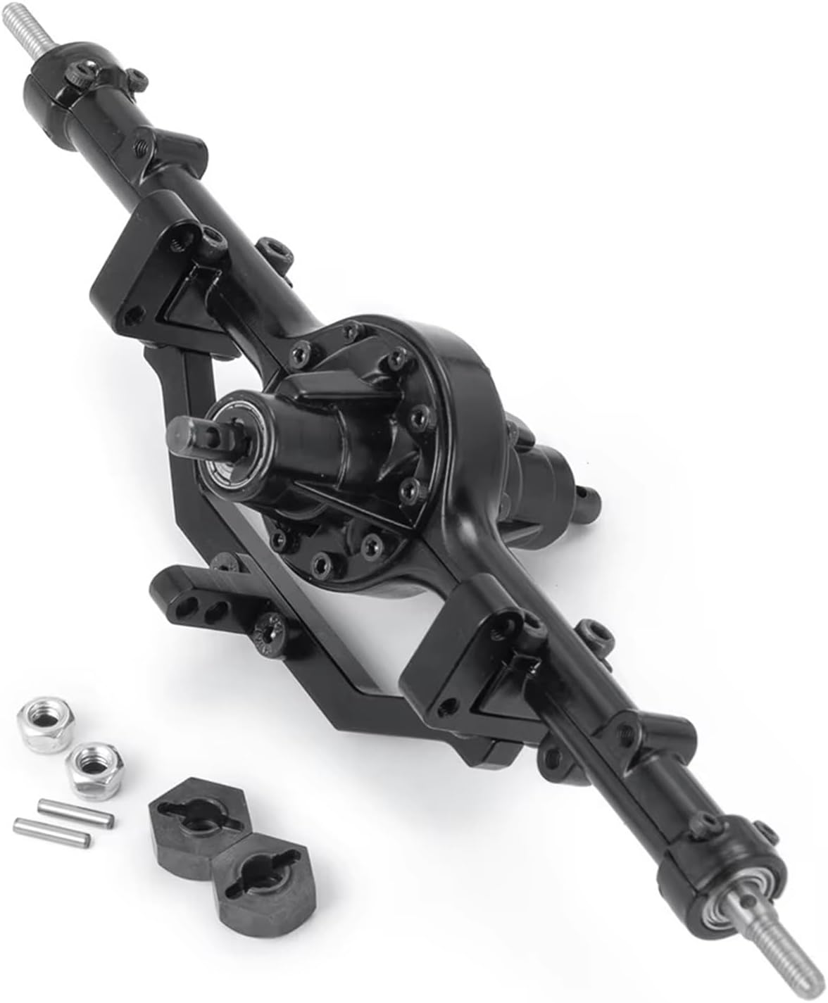 RC Car Parts Compatible with D90 1/10 RC Crawler Truck for Rock Car Axles Upgrade Parts RC Car Metal Axle Middle Axle Accessories