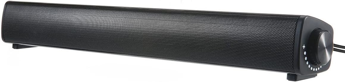 Computer Speakers, Wired USB-Powered PC Speakers, 3.5mm Aux-in Computer Speakers for Desktop, Laptops, PCs, Phones, Tablets