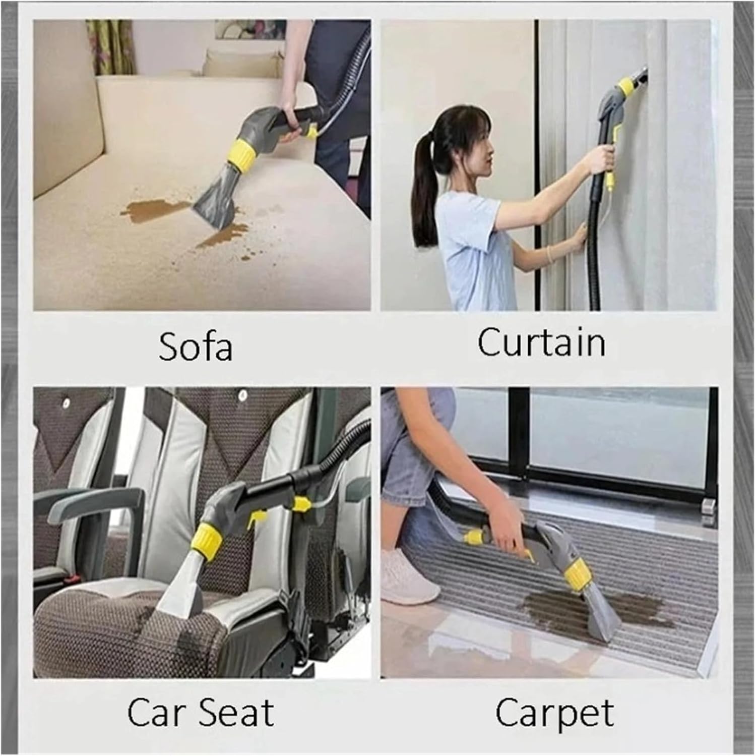 4/4.130-001 Upholstery Nozzle Handle Spare Parts Compatible with Karcher Puzzi 8/1/10/1 Adv 30 Robot Vacuum Cleaner(1PCS..)