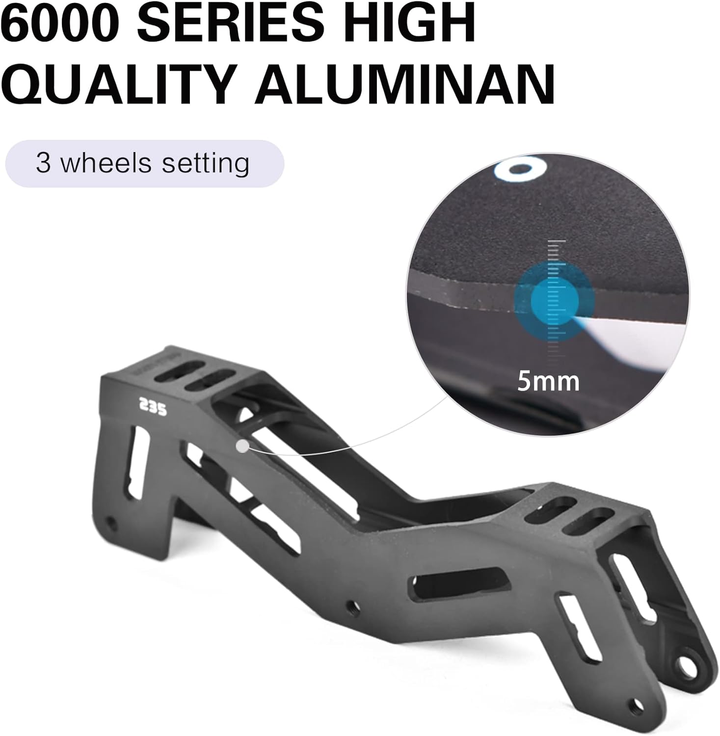 MT3 3WD Urban Cruise Inline Skates Speed Slalom Free Skating for Girls and Boys