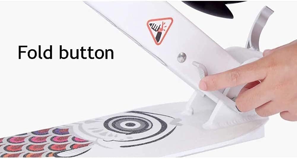 Scooters Kick Scooter for Adults Kids Big Wheel Kick Scooter for Adult/Teens Folding Adjustable Commuter Scooter with Rear Fender Brake for Women Men Non-Electric 100kg Capacity (Color : Red)