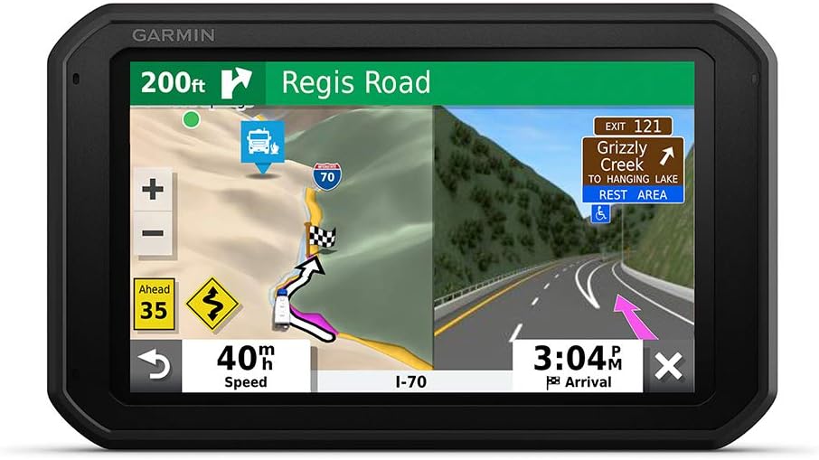 Garmin RV 785 & Traffic, Advanced GPS Navigator for RVs with Built-in Dash Cam, High-res 7