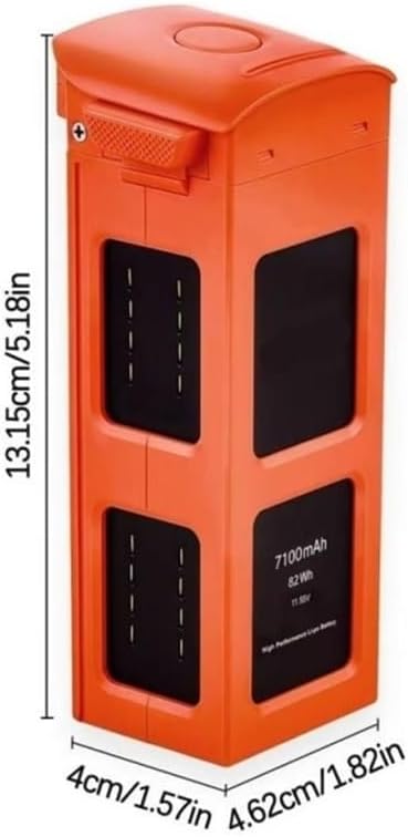 7100mAh Lipo Battery Compatible with EVO II/Pro/Dual HD Camera Drone - High Capacity Replacement for RC Quadcopter, Spare Parts for Flight Enthusiasts