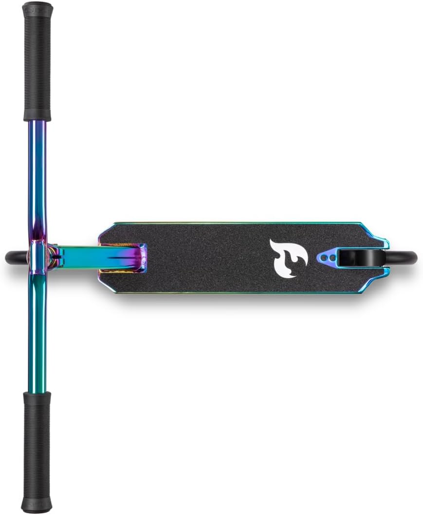 Chilli Pro Scooter- Reaper Reloaded Neochrome Extreme Intermediate and Beginner Stunt Scooter, Reinforced Steel T-Bar, Spider IHC Compression, 120mm Wheels, for Ages 8+