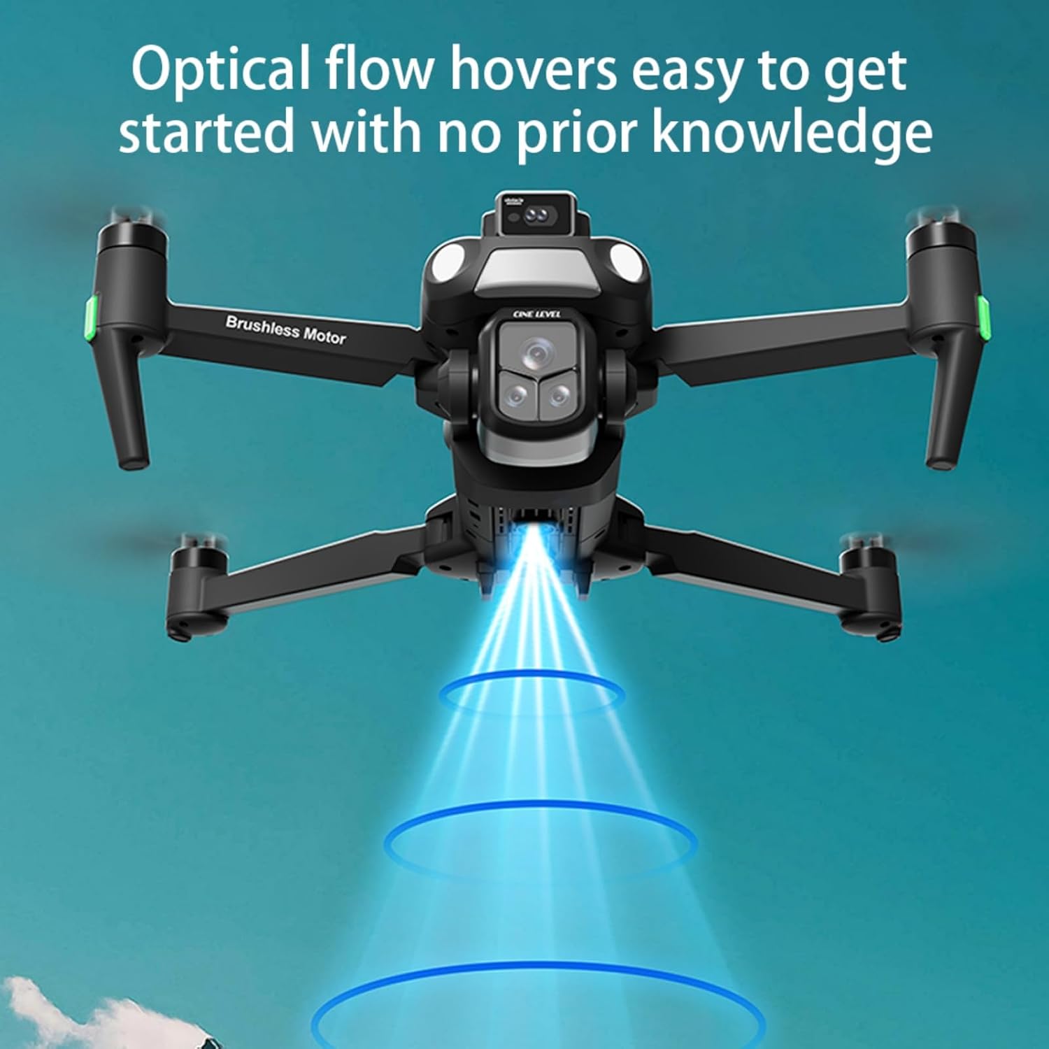 Drone with 8K Camera Drones for Adults,4.5-inch LCD High-definition Large Display Screen Remote Control Quadcopter,3 Batteries, 5G HD Brushless GPS Drone Auto Return, Obstacle Avoidance (Black and Orange) (Black)